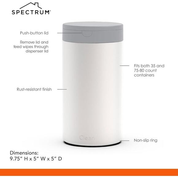 Spectrum Diversified Decorative Refillable Wet Dispenser for Household Stylis - Picture 2 of 10